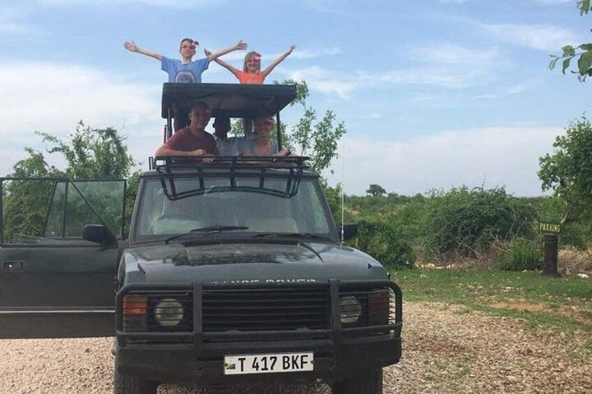 Our customers enjoying the day safari after get back to our Camp. We had a wonderfully and excited guided Safari with our lovely clients from ENGLAND. So it is your time too to travel with us now
