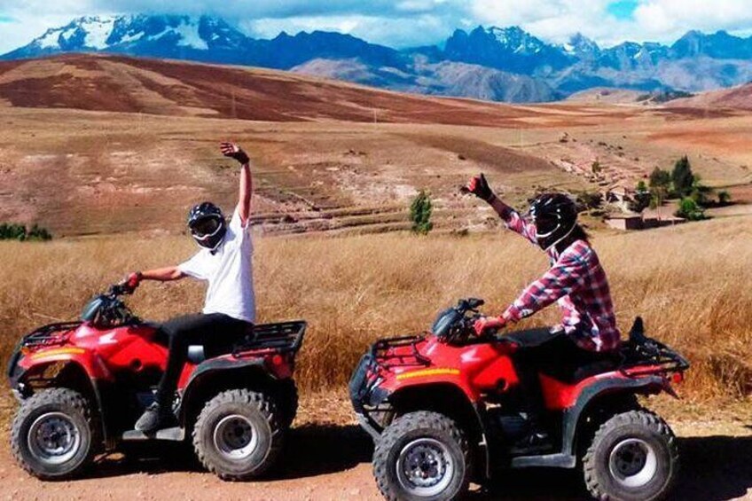 Half Day Quad Bike ATV Tours to Sacred Valley (Maras Moray)