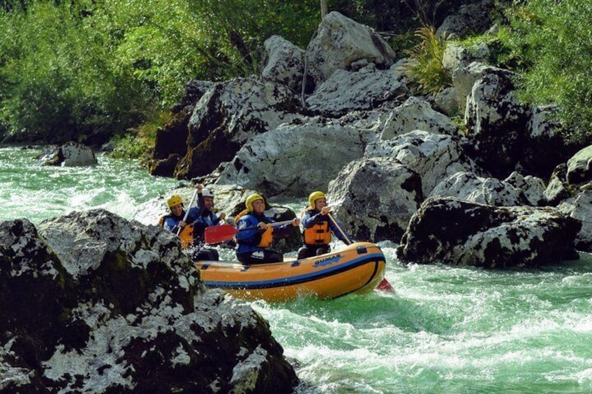 Rafting On Soča
