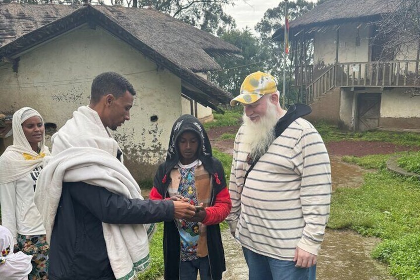 Local villagers asking for a picture