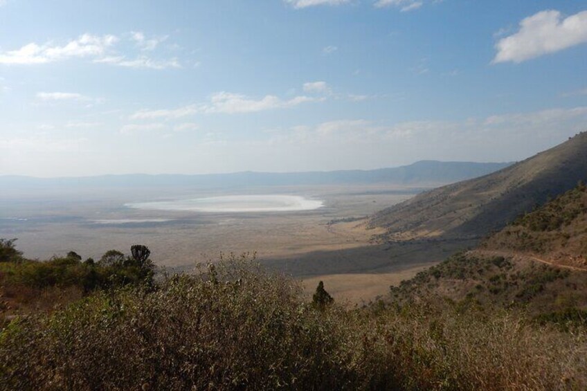 The Ngorongoro crater by day