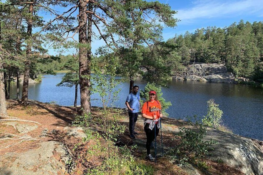 Stockholm: Nature Reserve Hiking Tour with Campfire Lunch