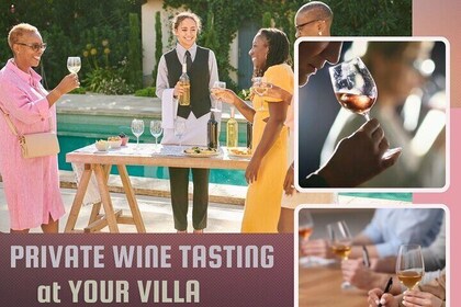 wine tasting at your villa