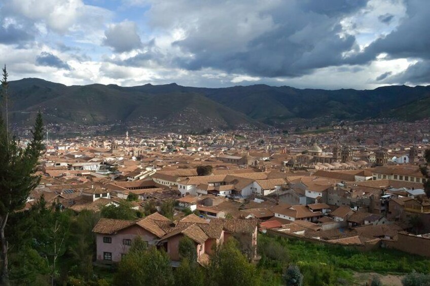 Gorgeous views of Cusco on the walk to the city center