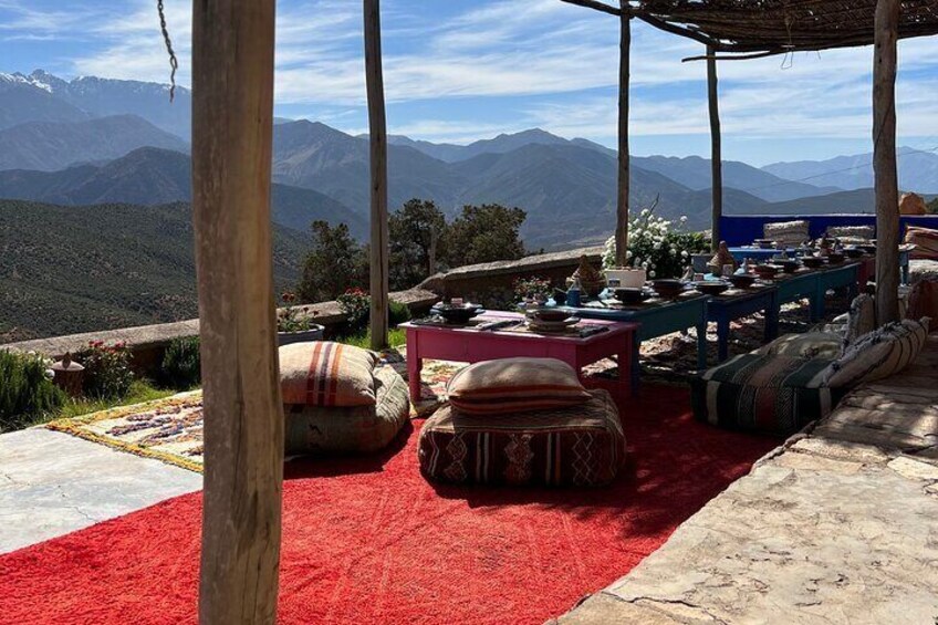 Marrakech daytrip to Atlas Mountains & Berber family lunch & optional camel ride