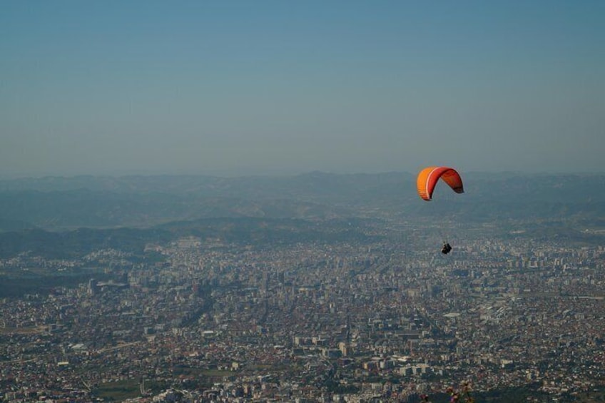 Paragliding Tandem Experience From Dajti Mountain