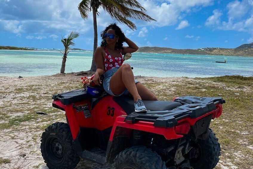 For cruise passengers: Guided ATV Tour of Dutch & French St. Maarten