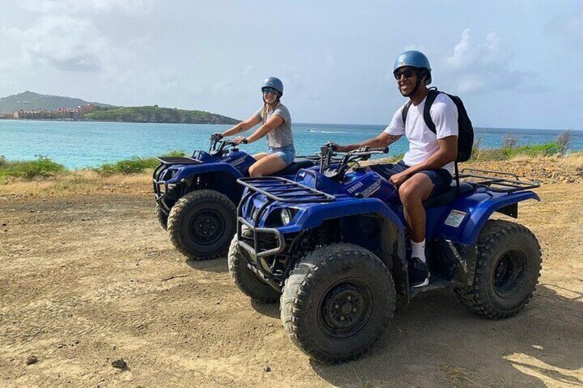For cruise passengers: Guided ATV Tour of Dutch & French St. Maarten