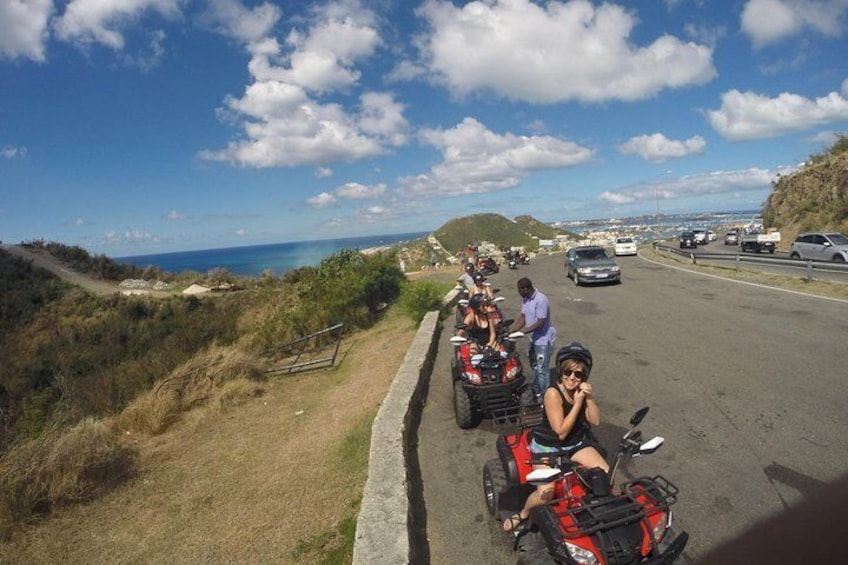 Cole Bay Hill look-out point