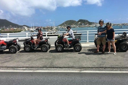 For hotel guests: Guided ATV Tour Dutch/French St. Maarten - Highlights & B...