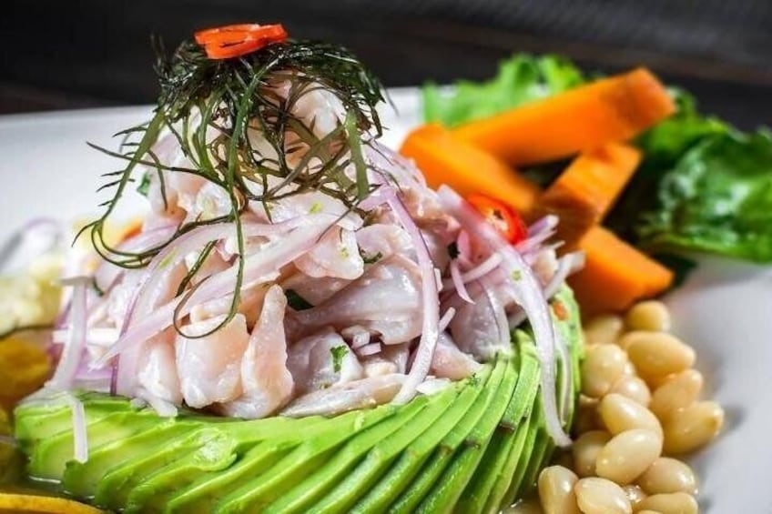 After the tour in Caral enjoy a delicious ceviche
