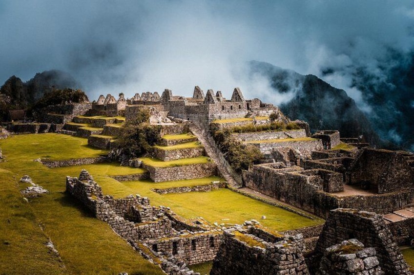 Machu Picchu, Peru's most famous Incan ruin, remains resplendent even when shrouded in mist.