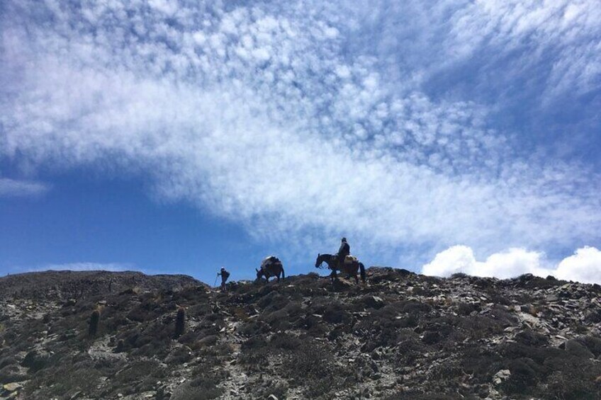 The locals hear are more likely to travel on horseback or on foot than in a car.