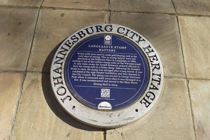 Message of stump mills of Johannesburg in our Mining District 