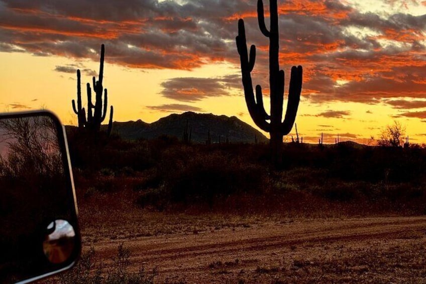 Sonoran Desert Jeep Tour at Sunset