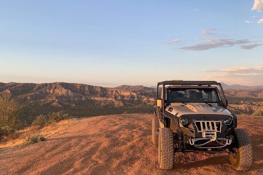 Our Jeep wranglers are modified to seat 6 guests comfortably (not including the Tour Guide driver).
