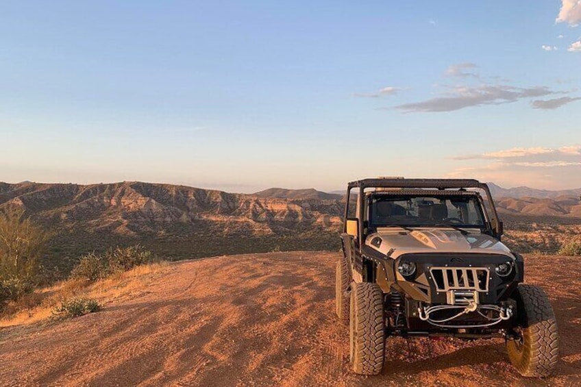 Our Jeep wranglers are modified to seat 6 guests comfortably (not including the Tour Guide driver). 