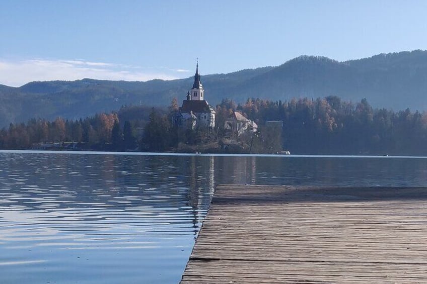 Lakes island church.