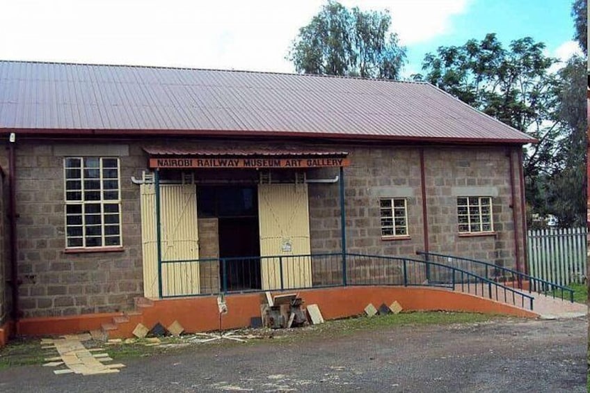 Entrance to the Railway Nairobi Museum.