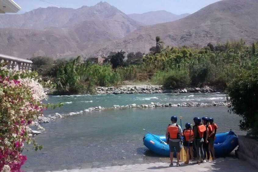 Lunahuana: Rafting, ATV Quad Bike & Winery Private Tour from Lima