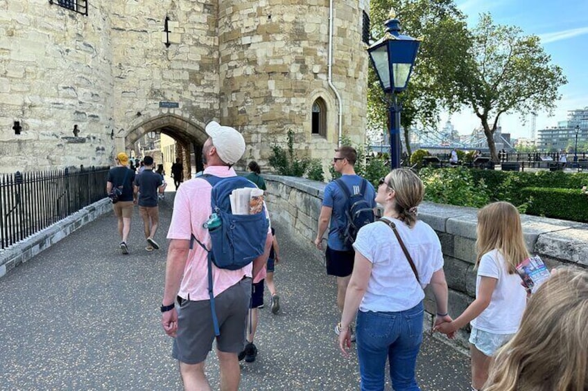 Kids and Families visiting the Tower