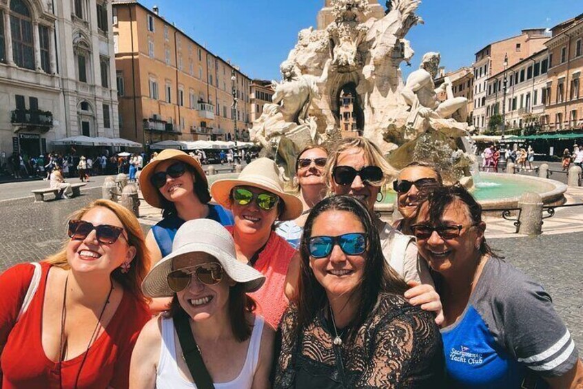 Trevi Fountain, Pantheon, and Campo Dei Fiori Market Food and Wine Tour