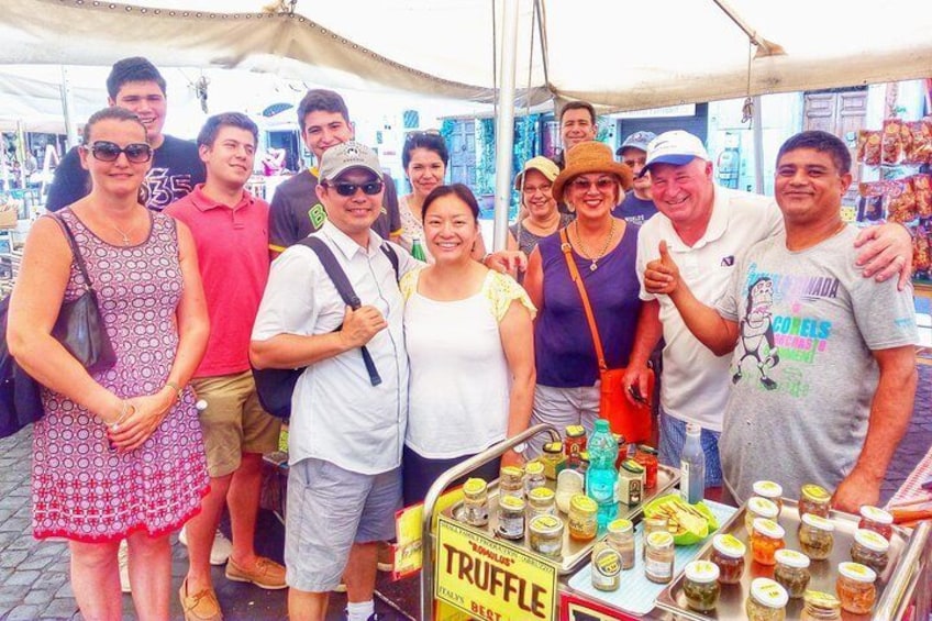 Trevi Fountain, Pantheon, and Campo De' Fiori Market Food and Wine Tour