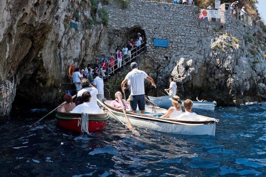 Blue grotto entrance