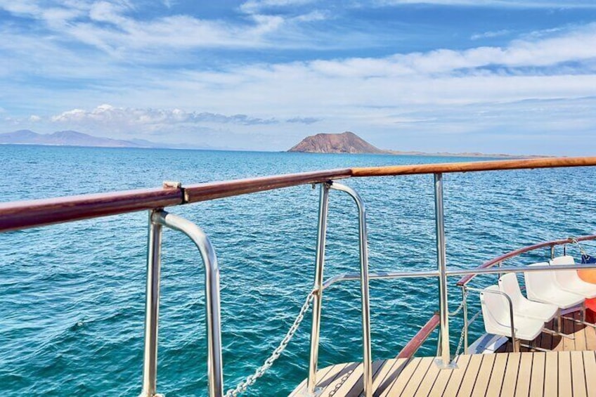 vistas desde el barco majorero