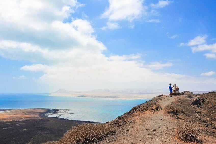 vistas desde la montaña la caldera