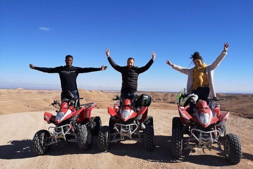 Half-Day Quad Biking tour in Agafay Desert