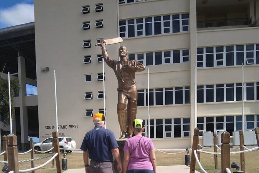 Tour our National tresures including the national stadium Sir Vivian Richards Cricket Stadium named after world-renowned cricket Sir Vivian Richards.