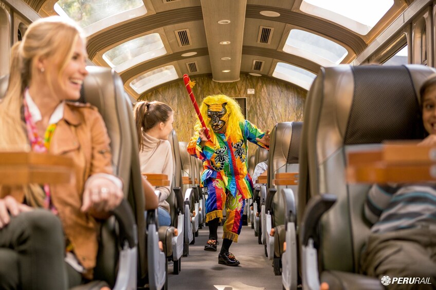 Machu Picchu Day Tour on Vistadome train with Lunch Included