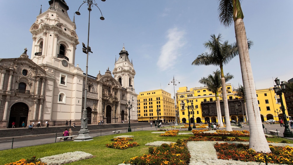 Ornamented architecture in the city of Lima
