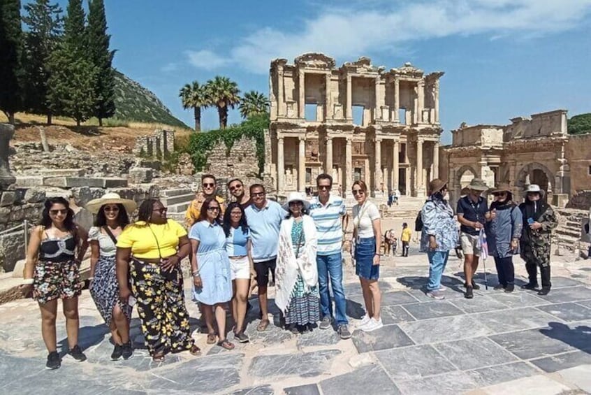 Participants at Library of Celsus
