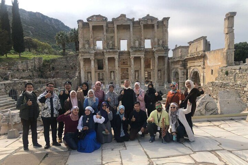 Participants at Library of Celsus