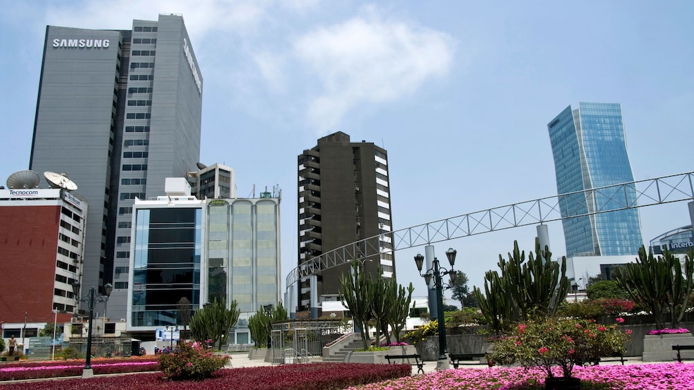 Skyscrapers in the city of Lima