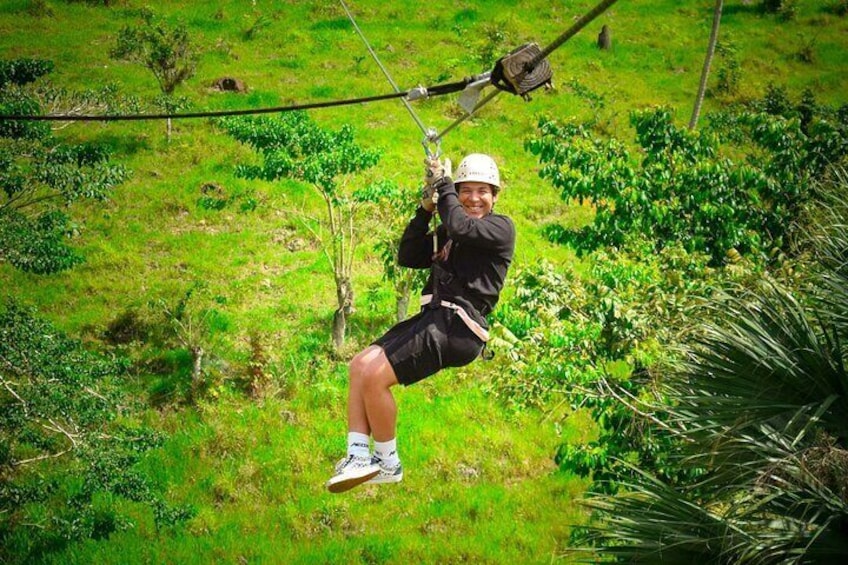 Punta Cana Zipline Excursion "8 Unique Carbon Fiber Lines and 1 hanging bridge"