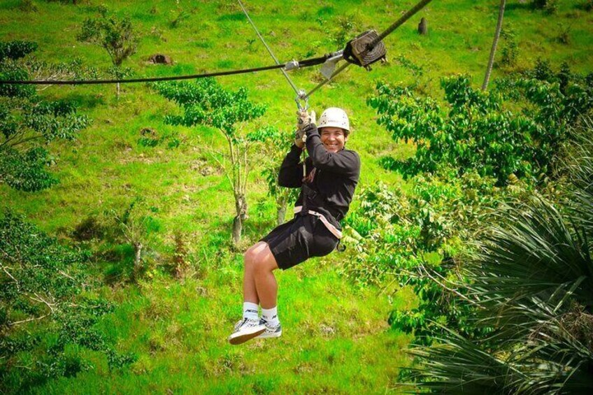 Punta Cana Zipline Excursion "8 Unique Carbon Fiber Lines and 1 hanging bridge"