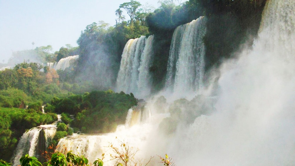 Visiting the waterfalls in Iguazu