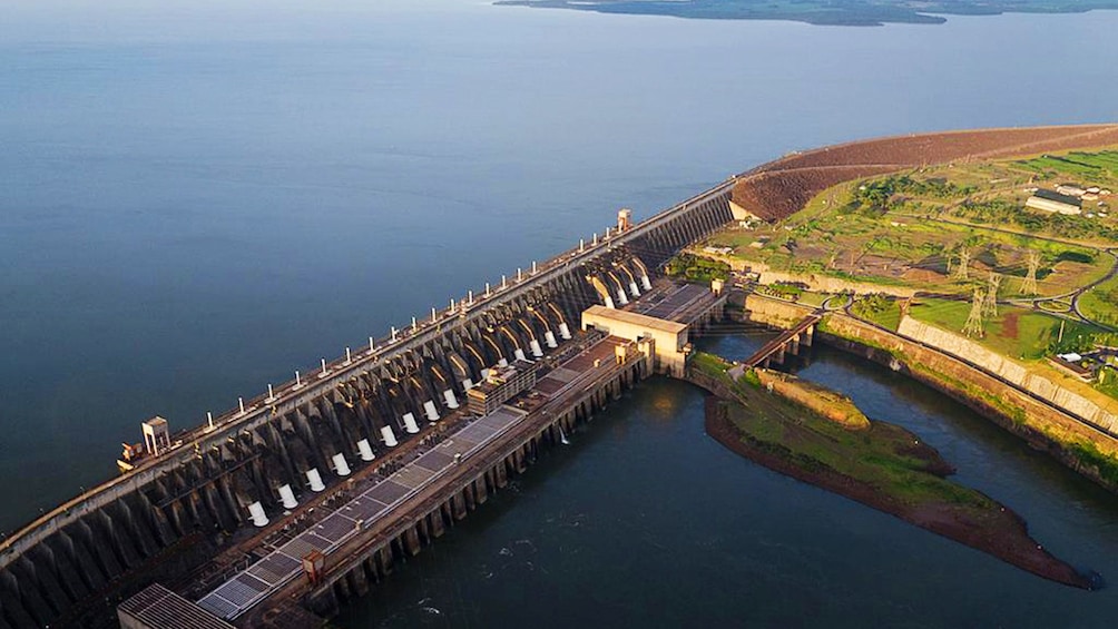 Overlooking the Itaipu Dam in Iguazu