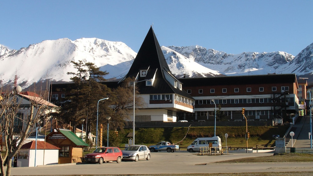 Ushuaia is nestled at the foot of the snowcapped Andes