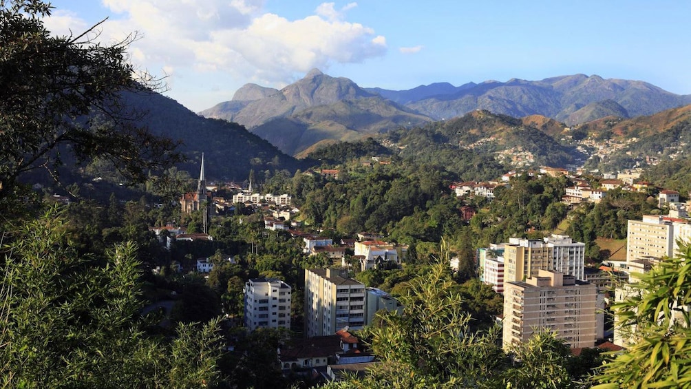 Petropolis nestld in the forested hills of Serra dos Orgaos in Rio de Janeiro