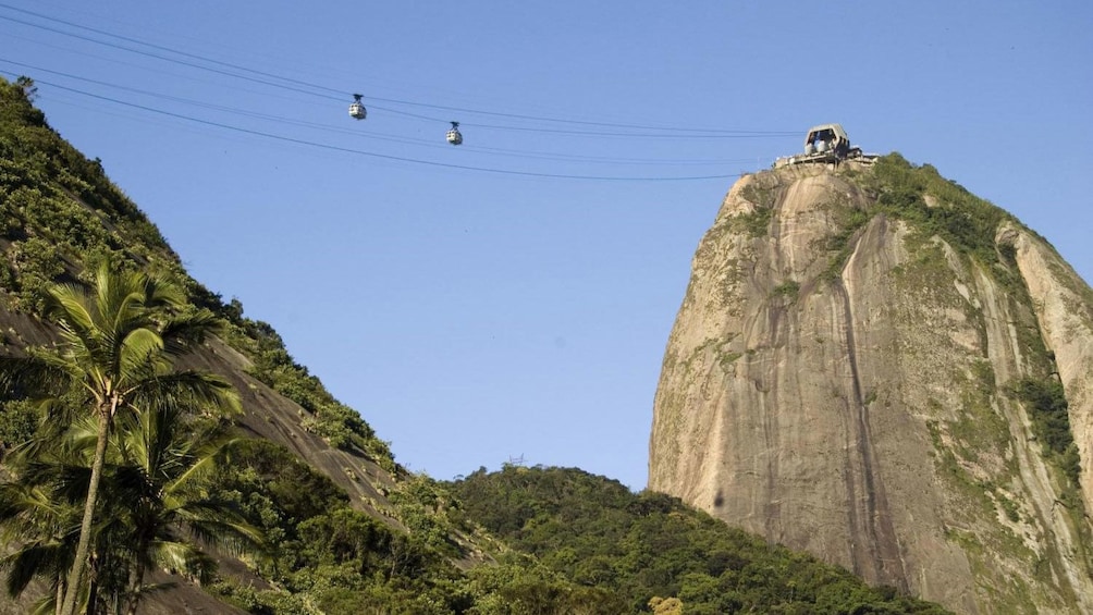 Aerial trams on Sugarloaf Mountain in Rio de Janeiro