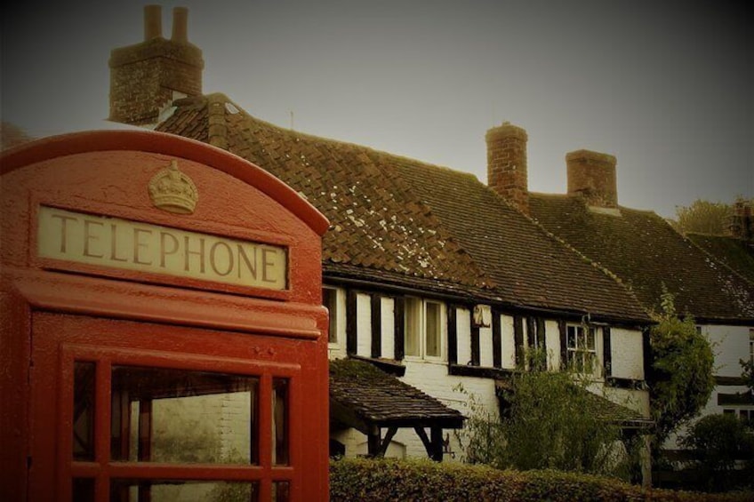 Have a photograph in an old telephone box in our unspoilt secret village stopoff