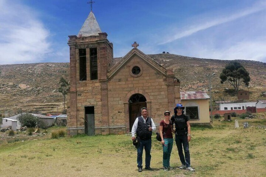 From La Paz:Tiwanacu and Titicaca lake in one day.