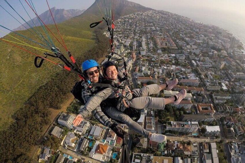 Tandem Paragliding in Cape Town