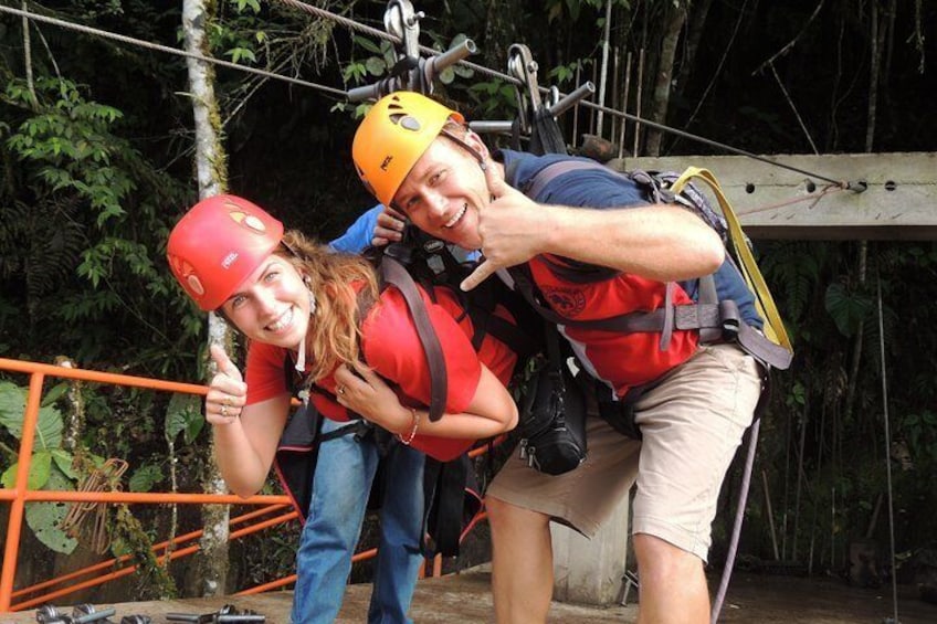 Ziplining in the Rainforest!