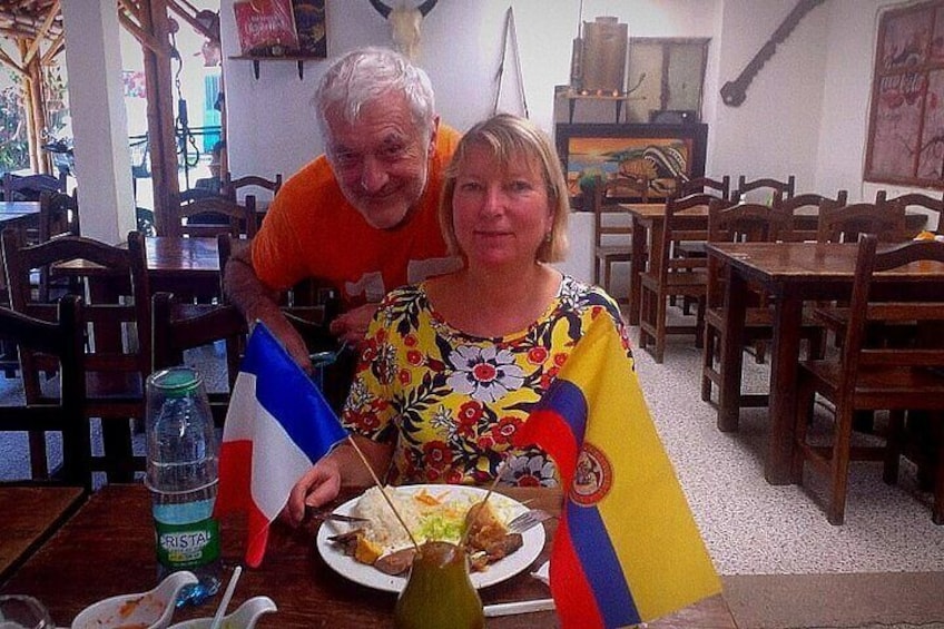 Compartiendo en pareja en Zipaquirá