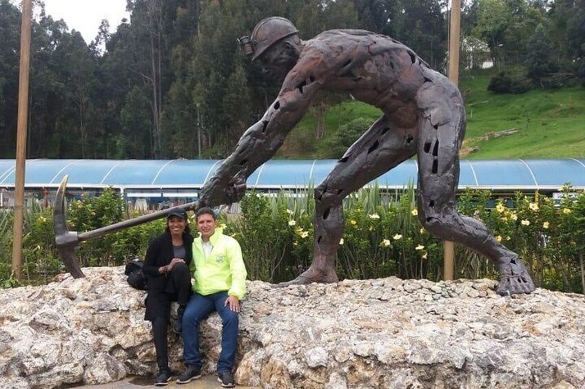 Minero en Zipaquirá